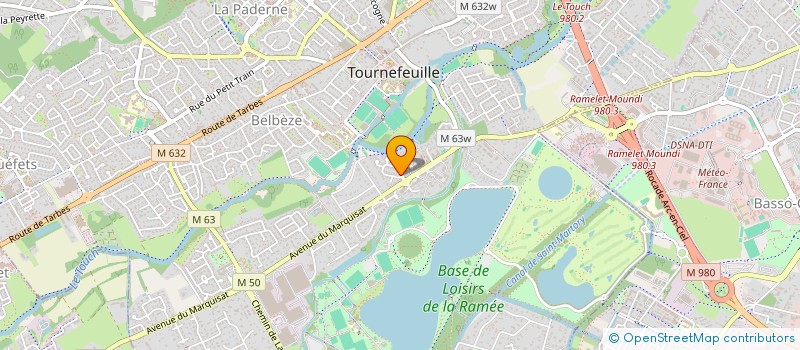 localisation de l'entreprise GMACK  TOURNEFEUILLE