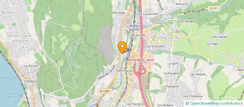 localisation de l'entreprise GMAD  GRESY-SUR-AIX