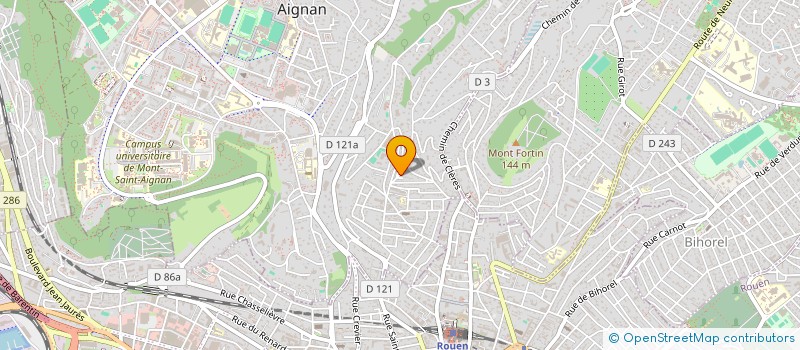 localisation de l'entreprise GMAD CONSEIL à MONT-SAINT-AIGNAN