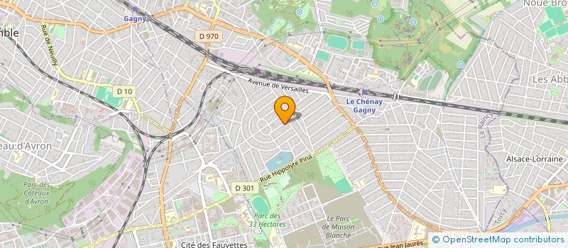 localisation de l'entreprise GMAG IMMO à GAGNY