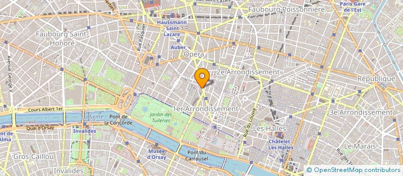 localisation de l'entreprise GMARKETING à PARIS