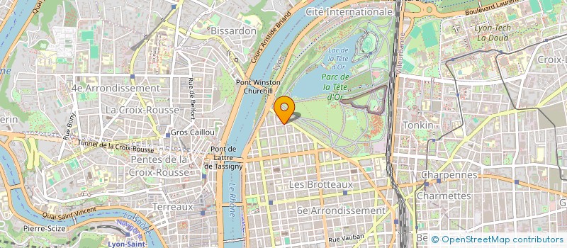 localisation de l'entreprise GMAT  LYON 6EME