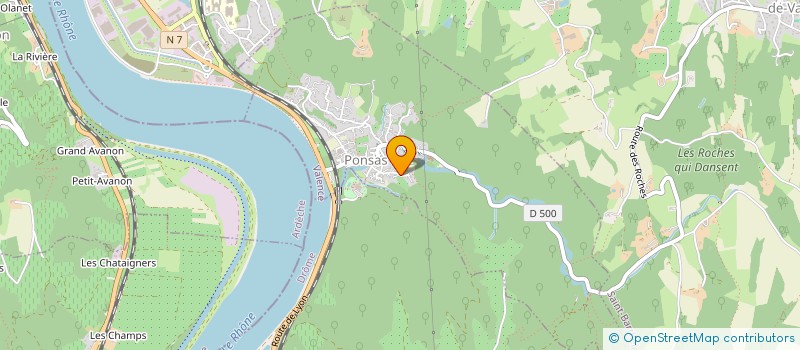 localisation de l'entreprise GMAT IMMO  PONSAS