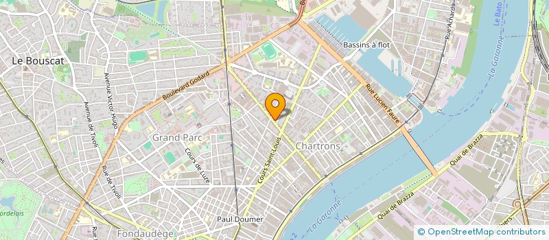 localisation de l'entreprise GMAU  BORDEAUX