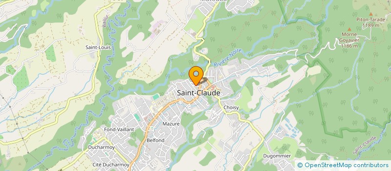 localisation de l'entreprise GMB à SAINT-CLAUDE