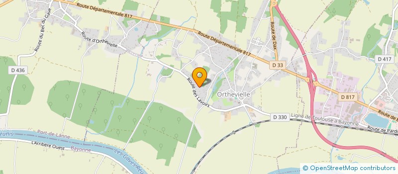 localisation de l'entreprise GMB  ORTHEVIELLE