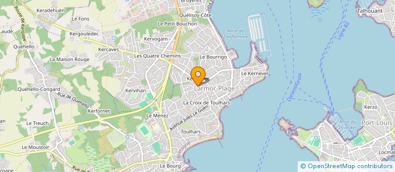 localisation de l'entreprise GMB  LARMOR-PLAGE