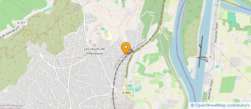localisation de l'entreprise GMB  VILLENEUVE-LES-AVIGNON