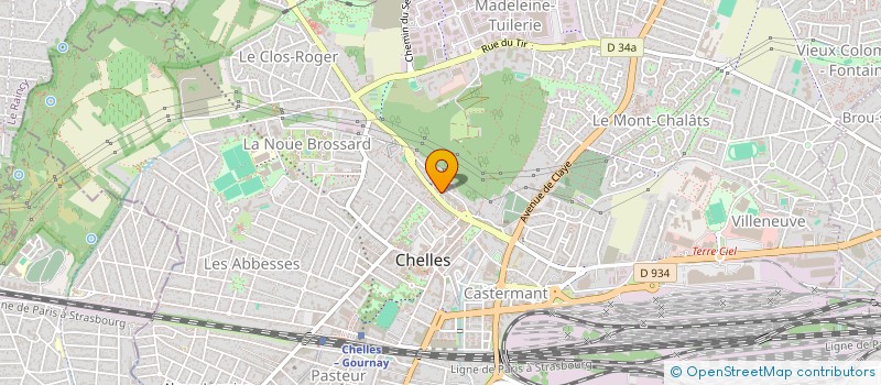 localisation de l'entreprise GMB à CHELLES