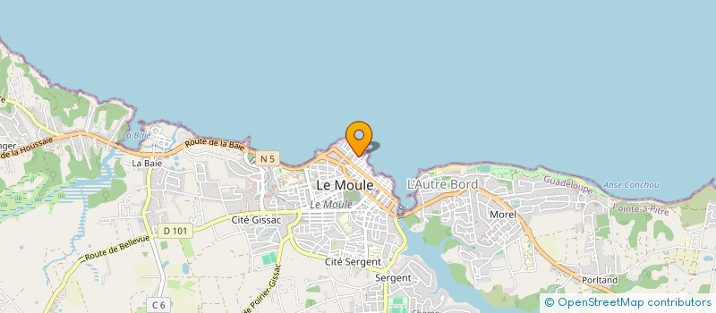 localisation de l'entreprise GMB à LE MOULE