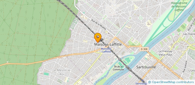 localisation de l'entreprise GMB à MAISONS-LAFFITTE