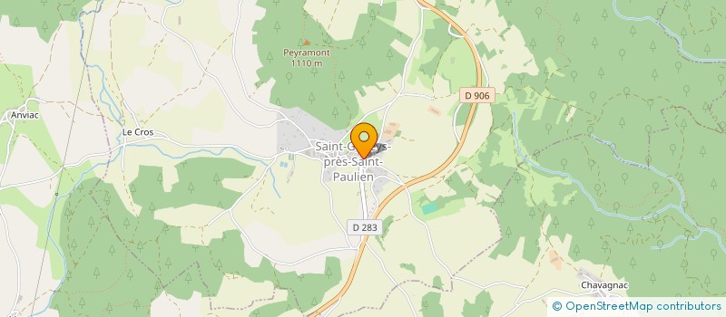 localisation de l'entreprise GMB  SAINT-GENEYS-PRES-SAINT-PAULIEN