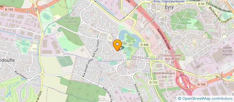 localisation de l'entreprise GMB FIBRES  LE VESINET