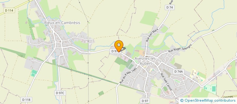 localisation de l'entreprise GMB IMMO  AVESNES-LES-AUBERT