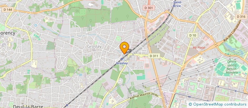 localisation de l'entreprise GMB IMMOBILIER  GROSLAY