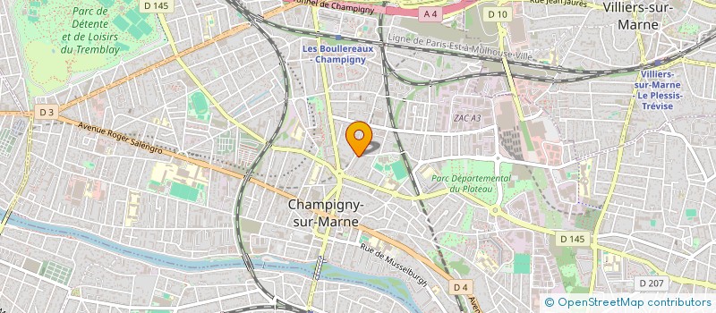 localisation de l'entreprise GMB TRANSPORT  NOGENT-SUR-MARNE