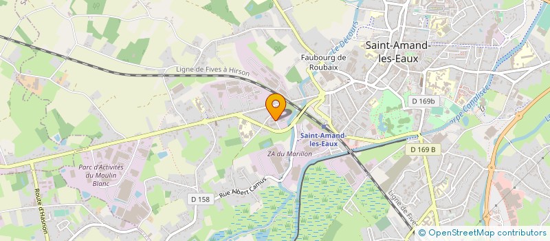 localisation de l'entreprise GMBA CONCEPT  SAINT-AMAND-LES-EAUX