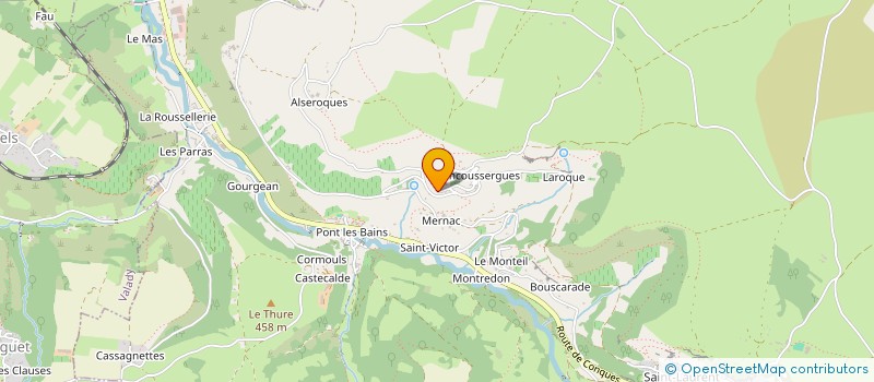 localisation de l'entreprise GMBDP  SALLES-LA-SOURCE