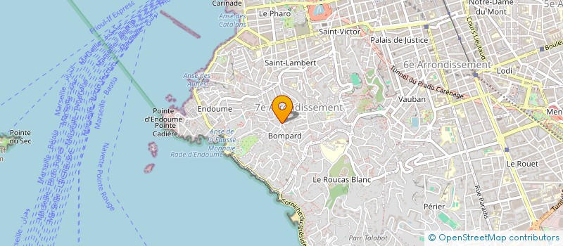 localisation de l'entreprise GMBP INVEST à MARSEILLE