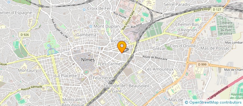 localisation de l'entreprise GMC à NIMES