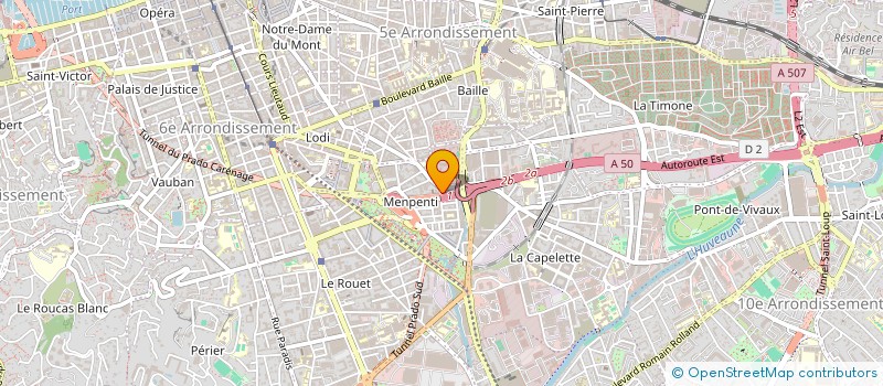 localisation de l'entreprise GMC à MARSEILLE