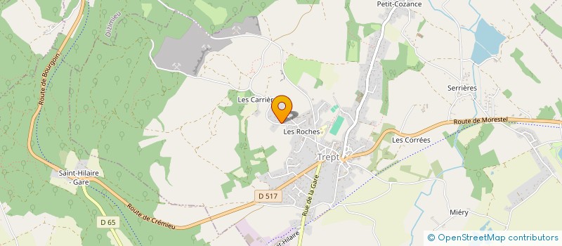 localisation de l'entreprise GMC  TREPT