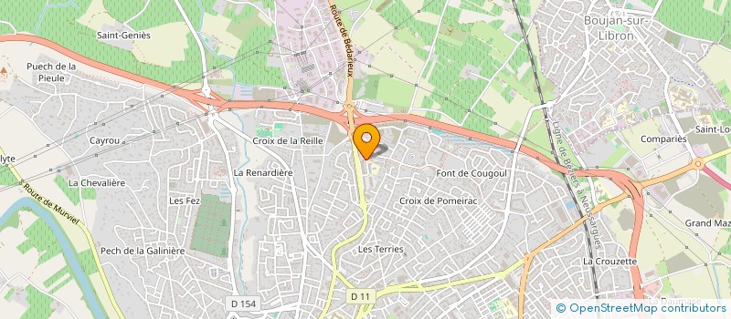 localisation de l'entreprise GMC à BEZIERS