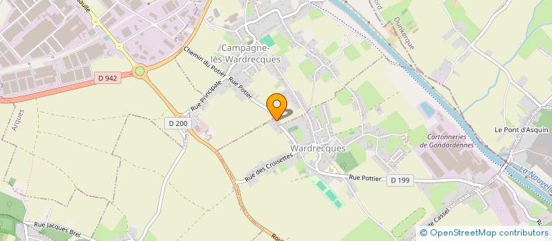 localisation de l'entreprise GMC à WARDRECQUES