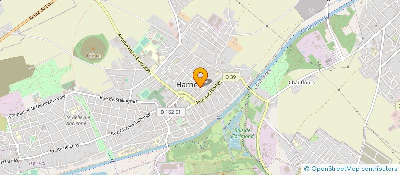 localisation de l'entreprise GMC  HARNES