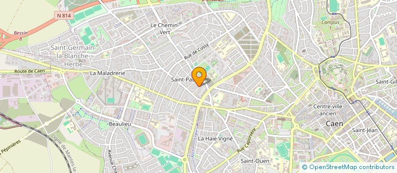 localisation de l'entreprise GMC à CAEN