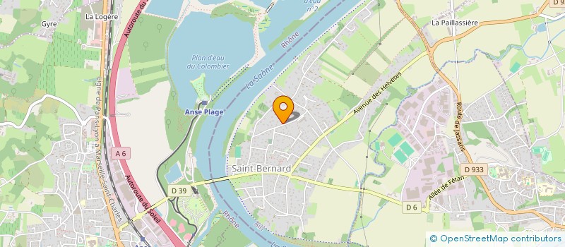 localisation de l'entreprise GMC  SAINT-BERNARD