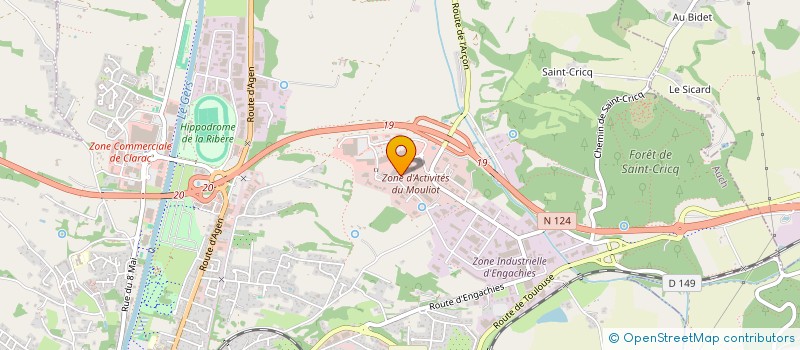 localisation de l'entreprise GMC  AUCH