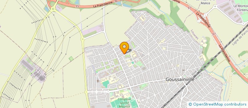 localisation de l'entreprise GMC 95 à GOUSSAINVILLE