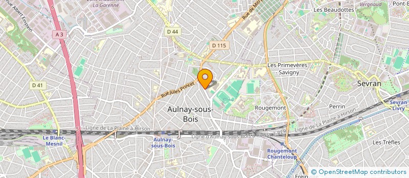 localisation de l'entreprise GMC  AULNAY-SOUS-BOIS