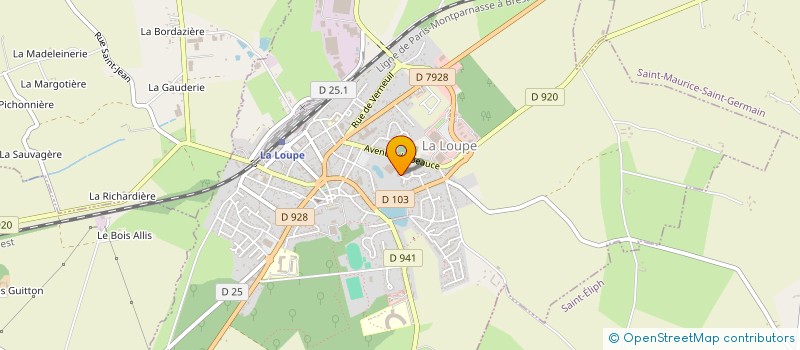 localisation de l'entreprise GMC-ASSURANCE à LA LOUPE