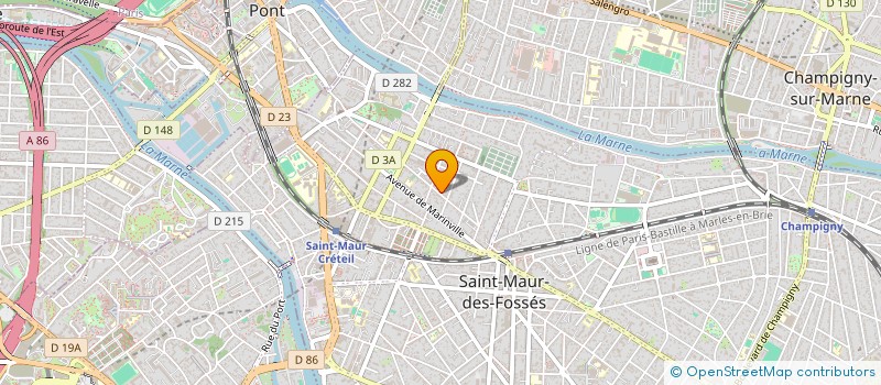 localisation de l'entreprise GMC CHAUFFEUR VTC à SAINT-MAUR-DES-FOSSES