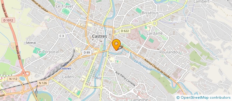 localisation de l'entreprise GMC CONCEPT à CASTRES