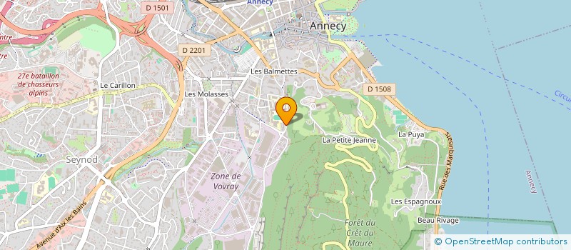 localisation de l'entreprise GMC EVENT à ANNECY