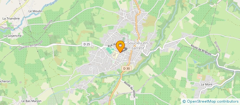 localisation de l'entreprise GMC FRANCE à SOUCIEU-EN-JARREST