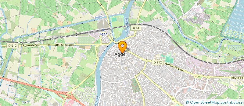 localisation de l'entreprise GMC IMMOBILIER  AGDE