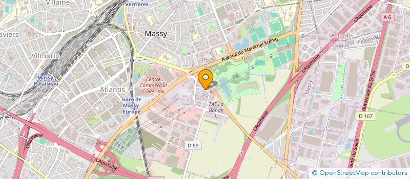 localisation de l'entreprise GMC-INSTRUMENTS FRANCE  MASSY