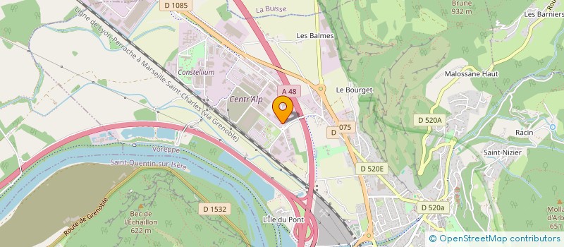 localisation de l'entreprise GMC LOCATION  VOREPPE