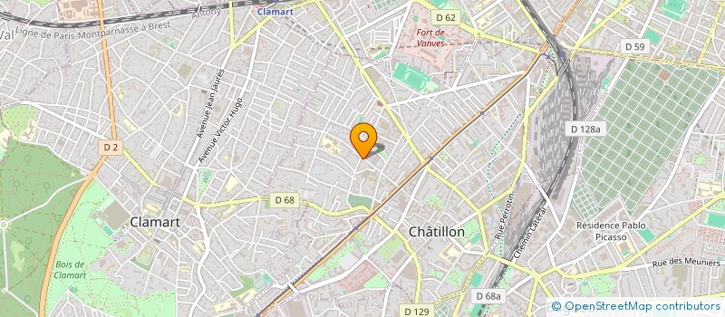 localisation de l'entreprise GMC MOBILE à CHATILLON