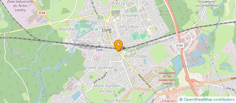 localisation de l'entreprise GMC PATRIMOINE  MELISEY