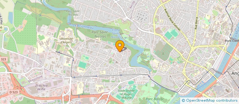 localisation de l'entreprise GMC RENOV ' à ANGERS