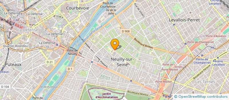 localisation de l'entreprise GMCC FRANCE à NEUILLY-SUR-SEINE