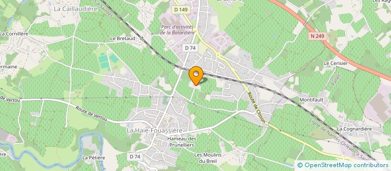 localisation de l'entreprise GMCLAN à SAINT-FIACRE-SUR-MAINE