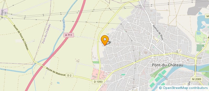 localisation de l'entreprise GMCLEAN  PONT-DU-CHATEAU