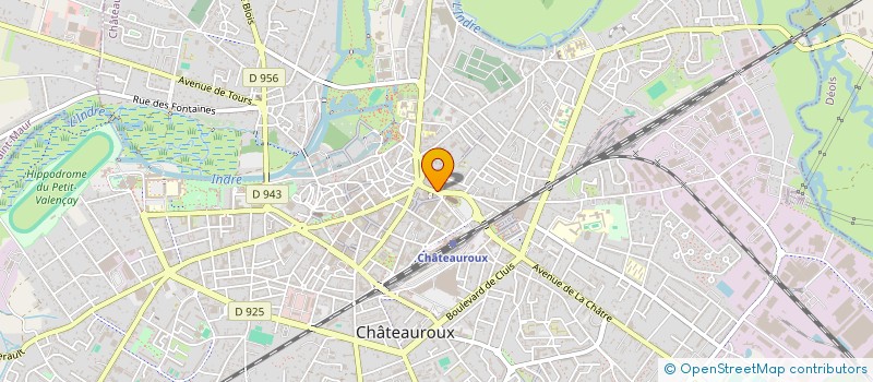 localisation de l'entreprise GMCY THOMAS à CHATEAUROUX