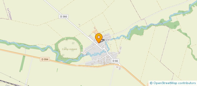 localisation de l'entreprise GMD  LA CHEPPE